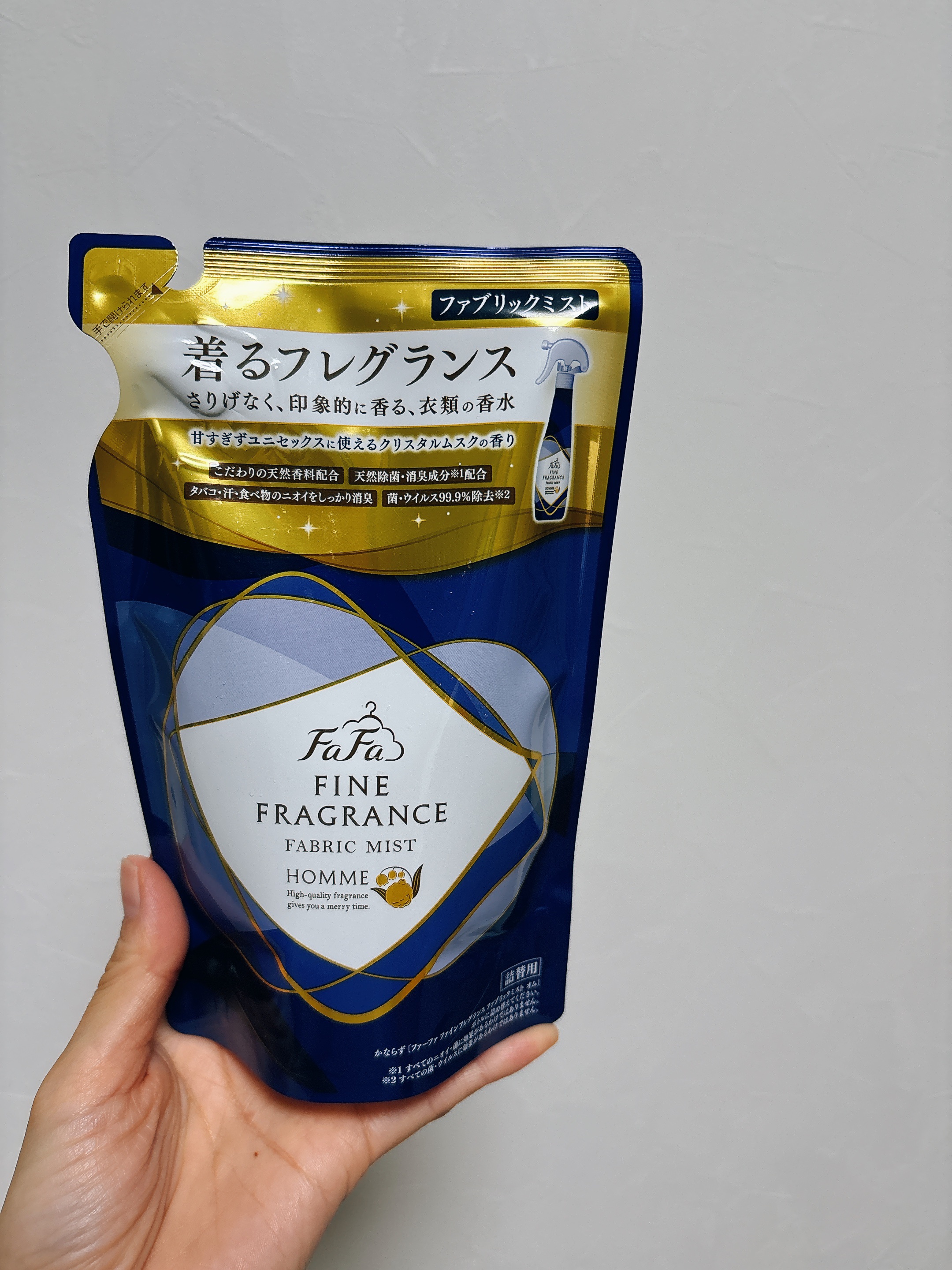 ファーファ ファインフレグランス ミスト オム/ファーファ/ファブリックミストを使ったクチコミ（1枚目）