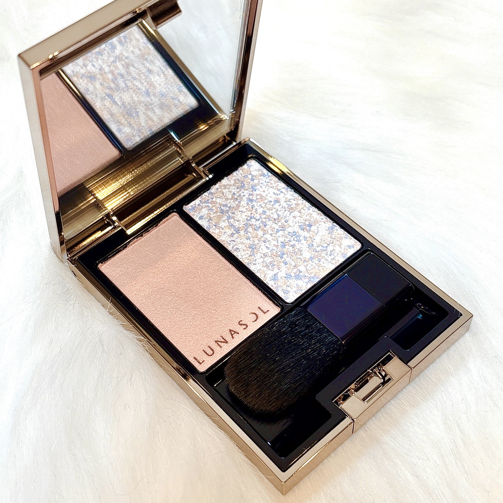 カラーリンググレイズ/LUNASOL/パウダーチークを使ったクチコミ（1枚目）