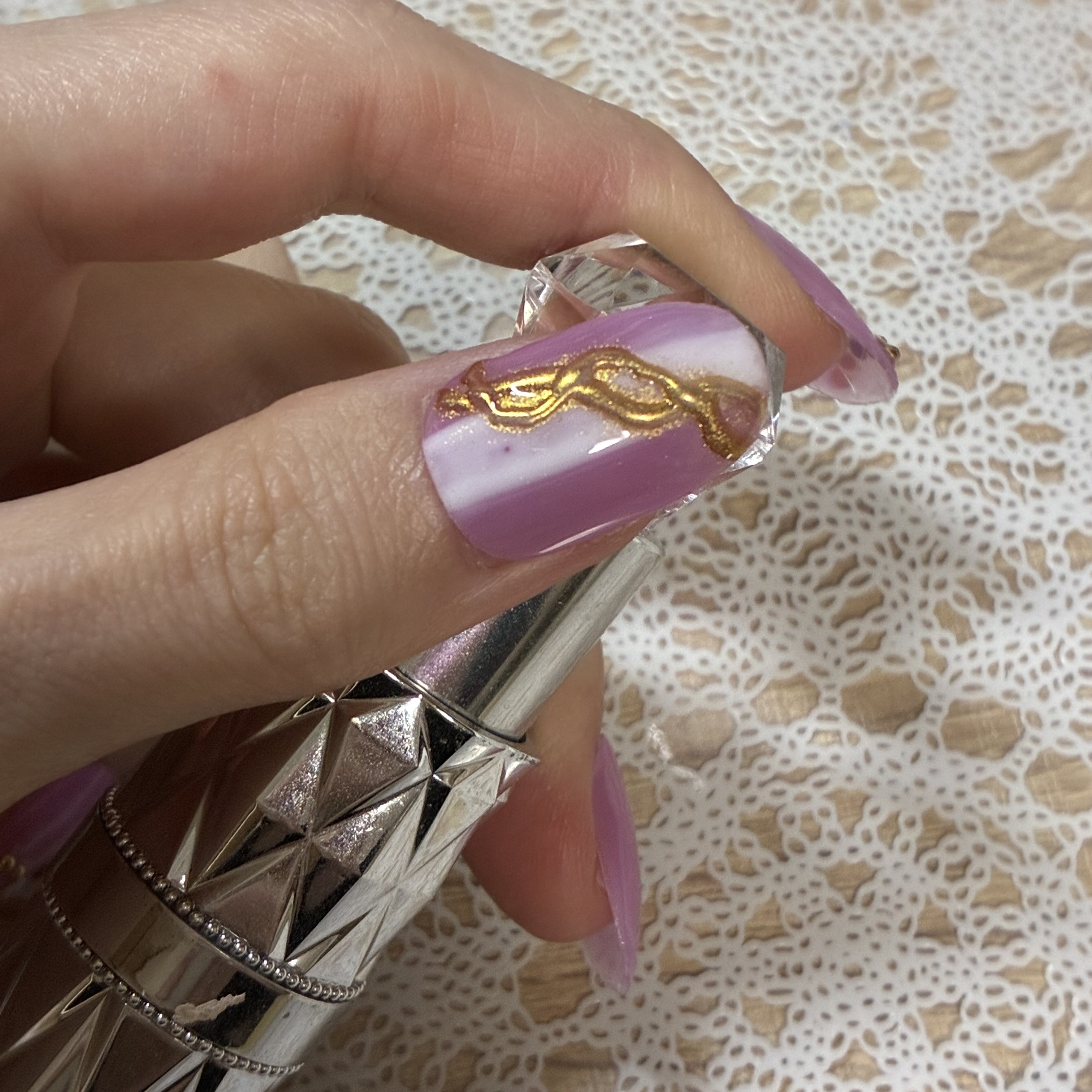 ジェルネイル（ライト対応）/セリア/ジェルネイルを使ったクチコミ（3枚目）