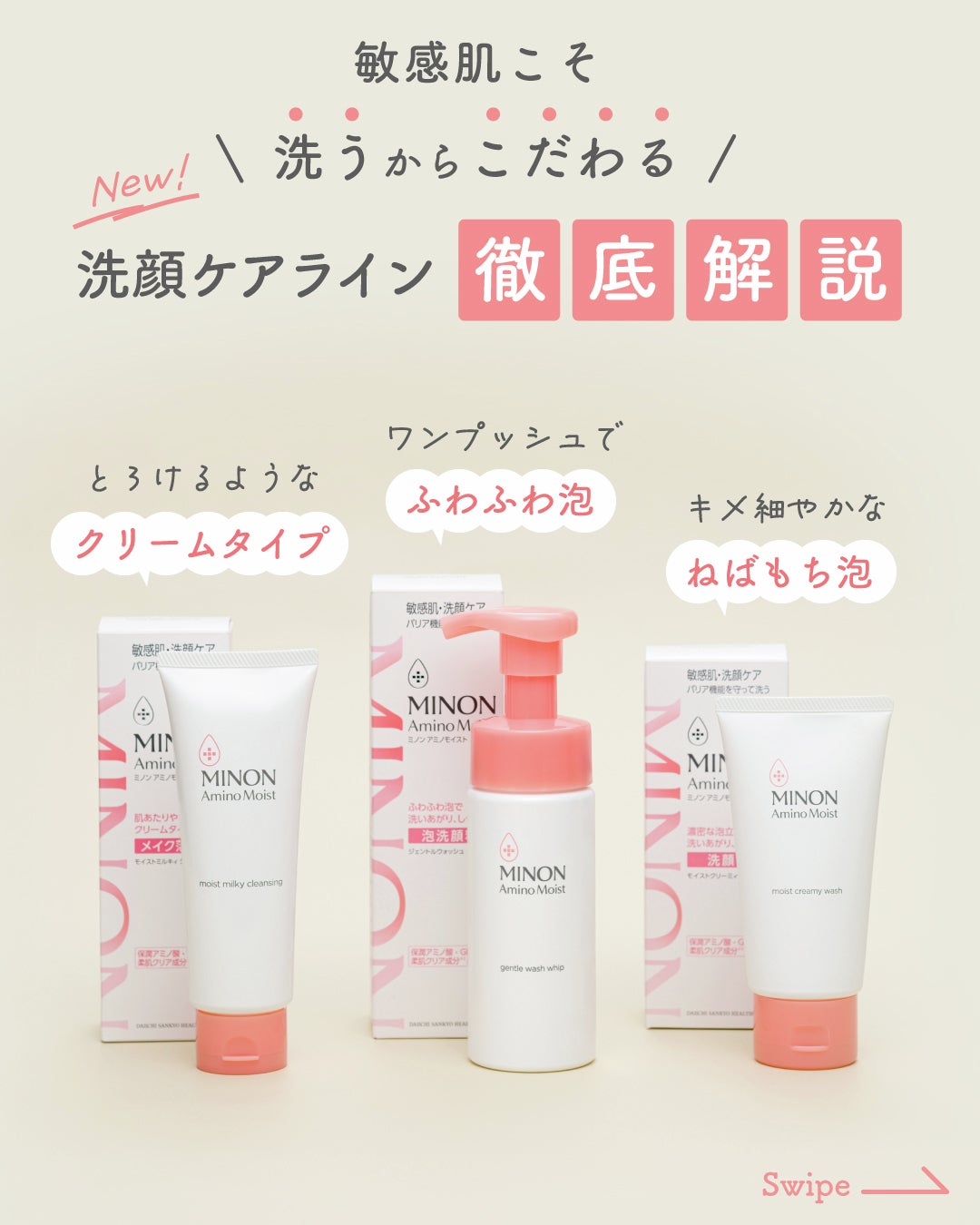 ミノン アミノモイスト モイストミルキィ クレンジング/ミノン/ミルククレンジングを使ったクチコミ(1枚目)