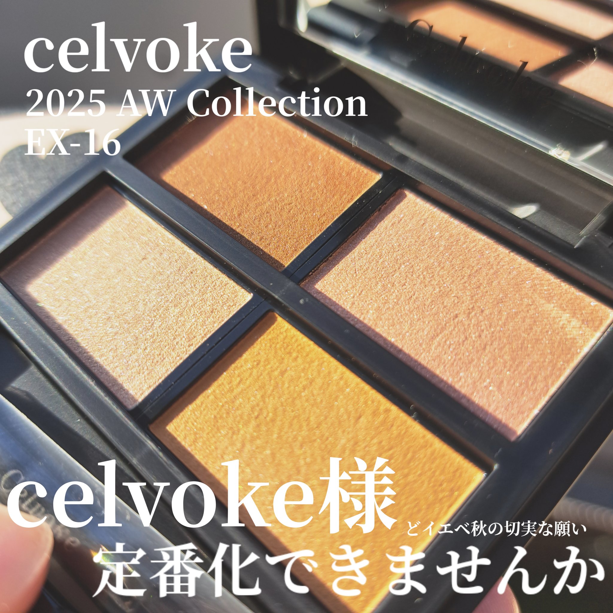 セルヴォーク ヴァティック アイパレット/Celvoke/アイシャドウパレットを使ったクチコミ（1枚目）