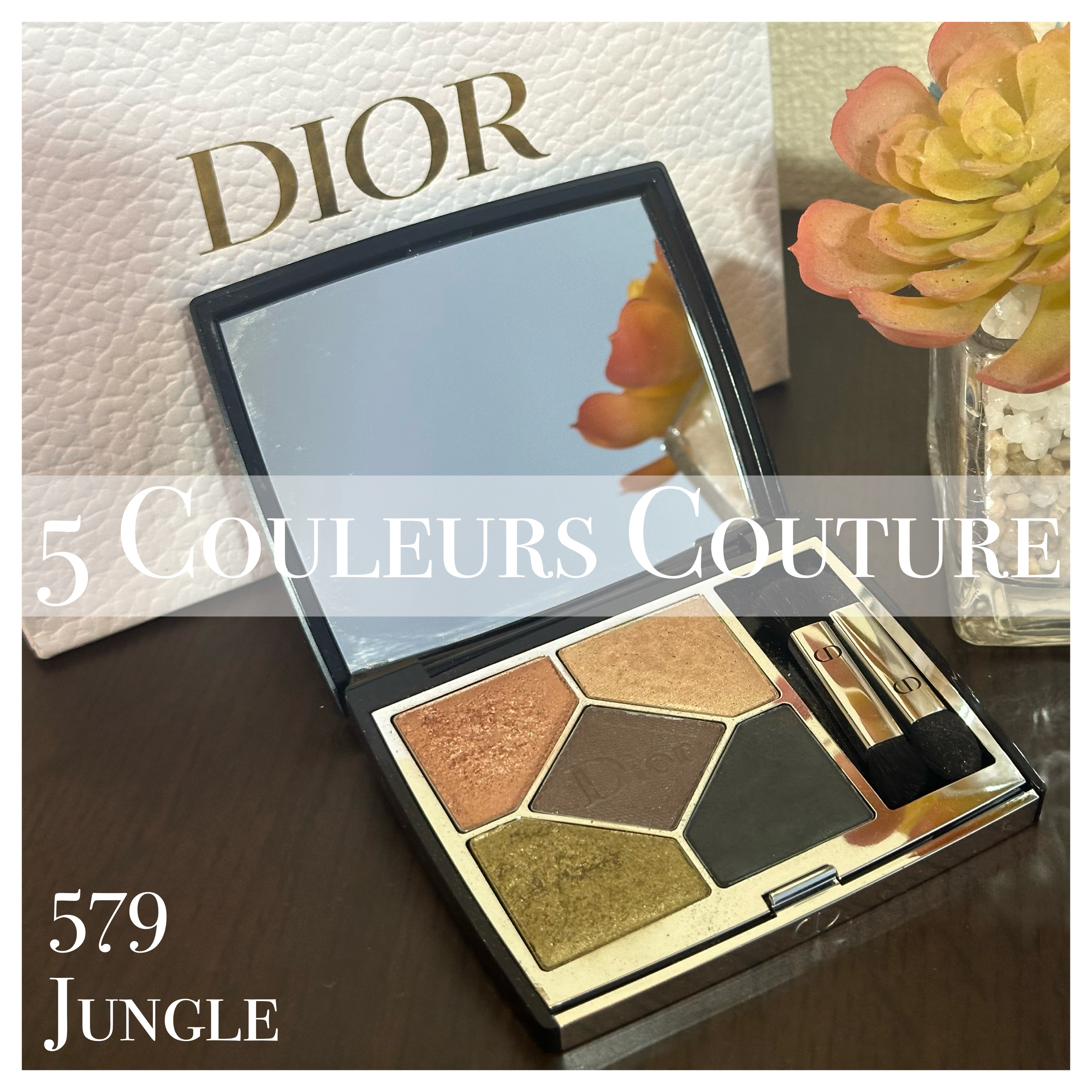 【旧】サンク クルール クチュール 579 ジャングル/Dior/アイシャドウパレットを使ったクチコミ（1枚目）