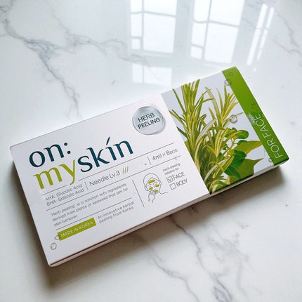 ハーブピーリング/on:myskin/ピーリングを使ったクチコミ(1枚目)