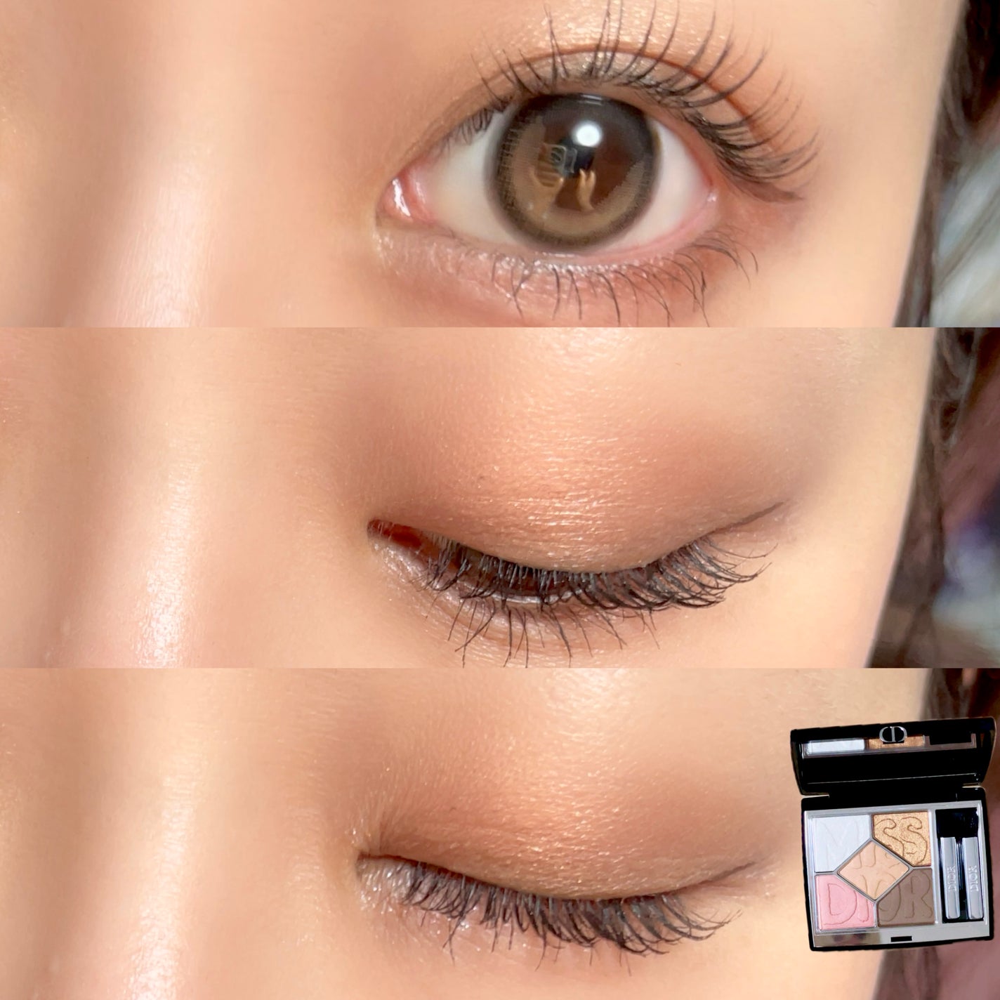 ディオールショウ サンク クルール(ミス ディオール コレクション 限定品)/Dior/アイシャドウを使ったクチコミ(2枚目)