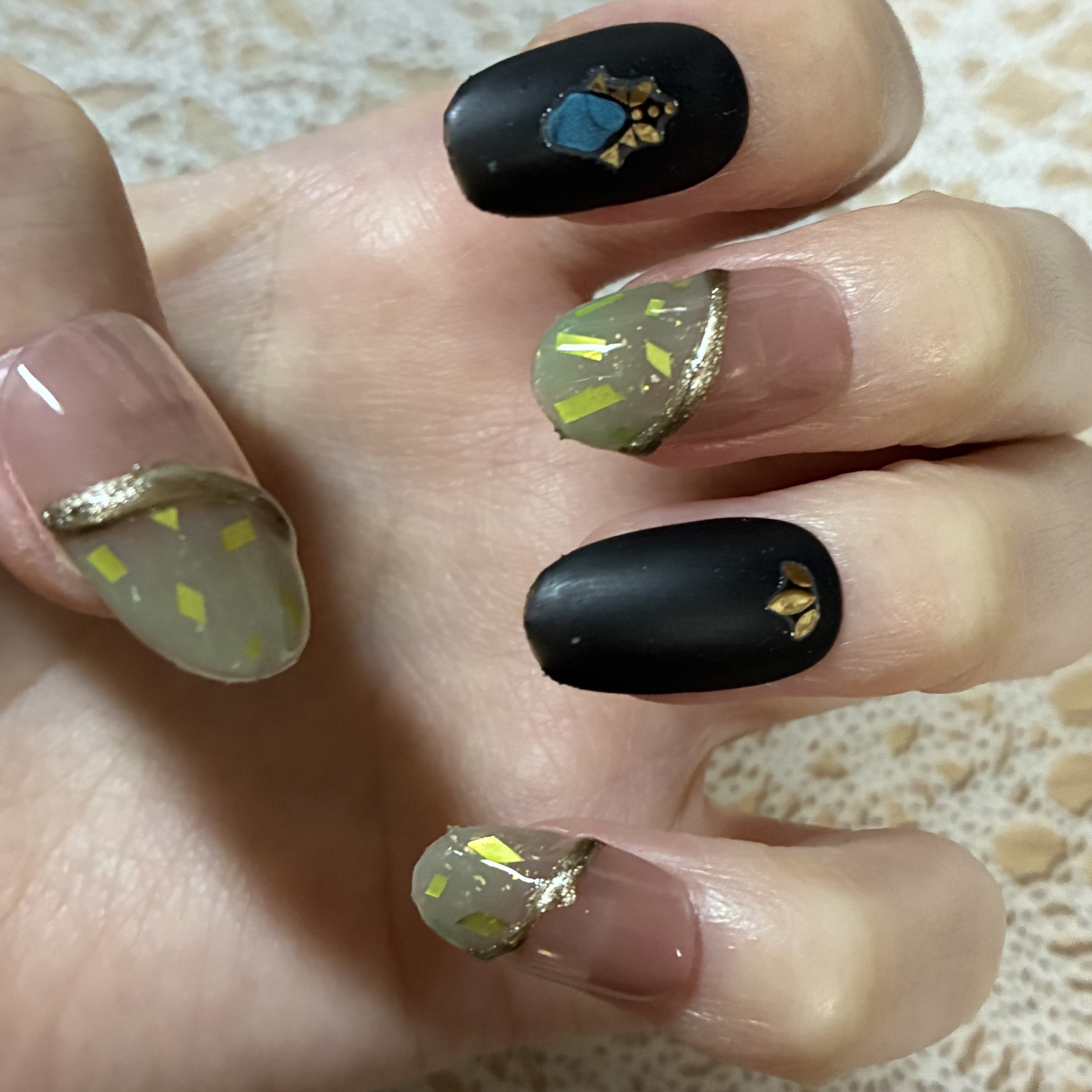 ジェルネイル（ライト対応）/セリア/ジェルネイルを使ったクチコミ（2枚目）