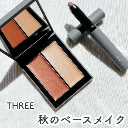 THREE シマリング グロー デュオ R/THREE/クリームハイライトを使ったクチコミ(1枚目)