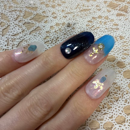 ジェルネイル(ライト対応)/セリア/ジェルネイルを使ったクチコミ(4枚目)