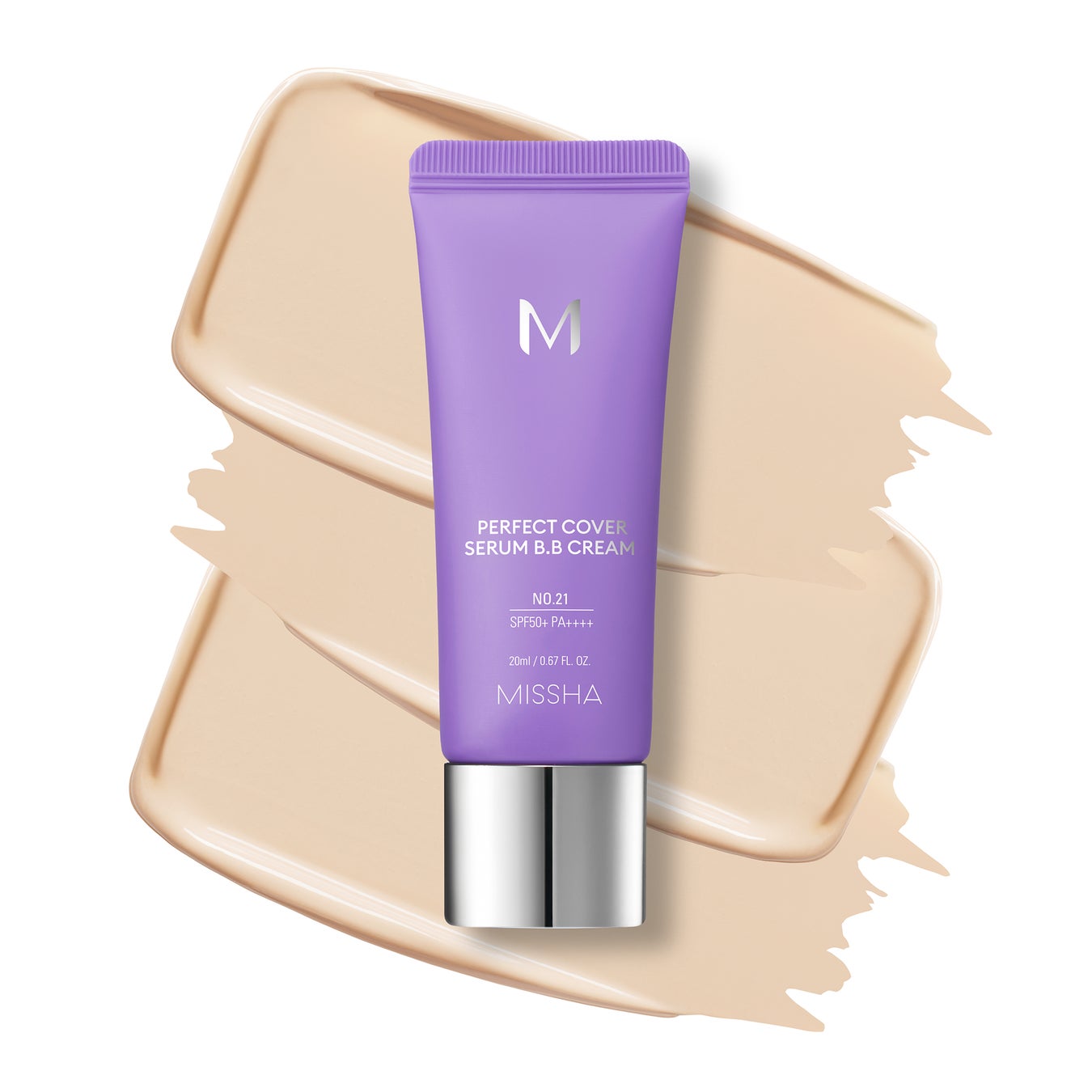 ミシャ M パーフェクトカバー セラム BBクリーム No.21 ライトベージュ