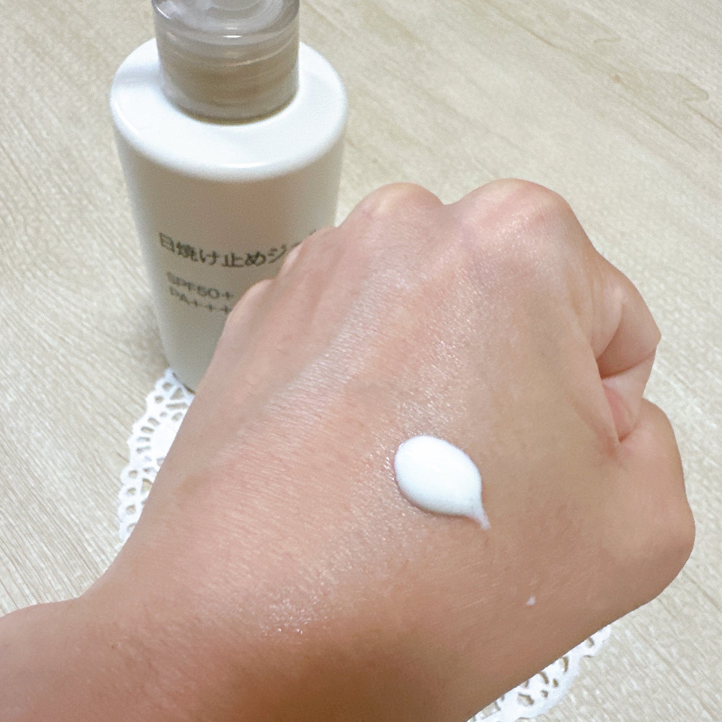 日焼け止めジェル/無印良品/日焼け止めジェルを使ったクチコミ(4枚目)