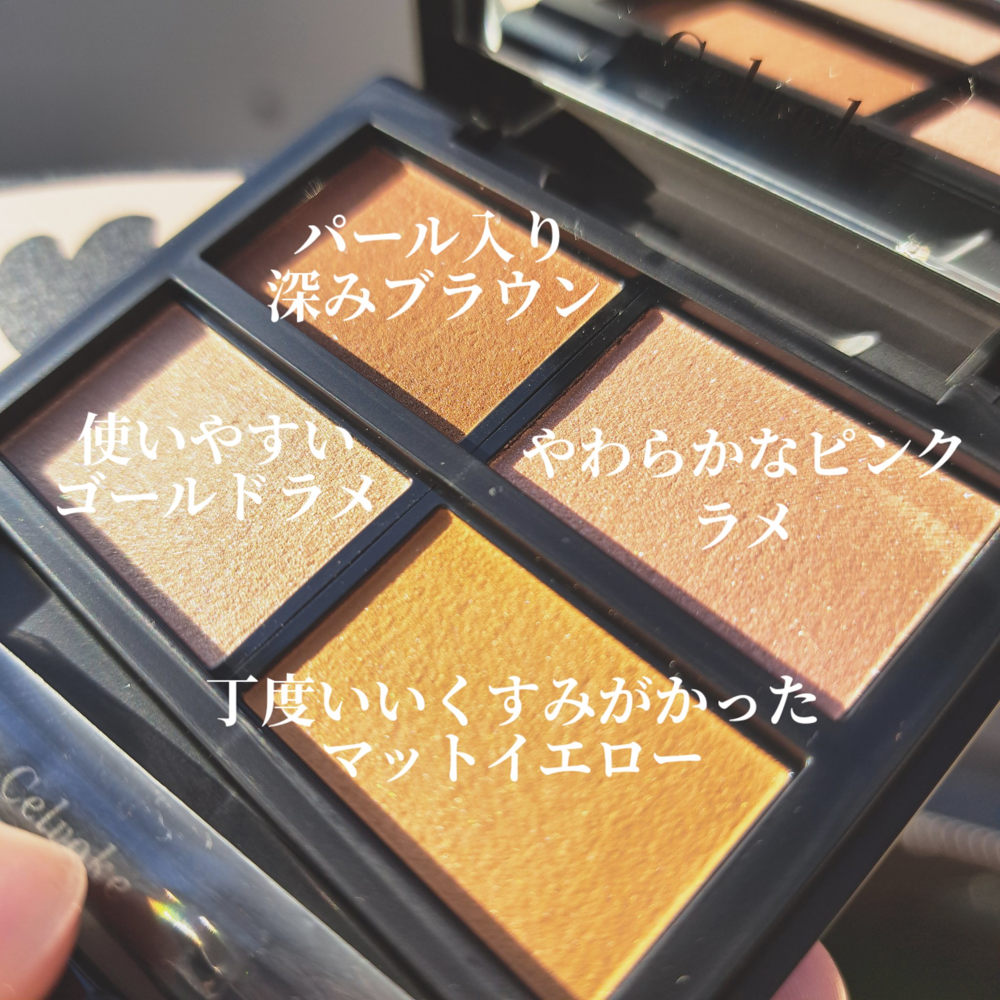 セルヴォーク ヴァティック アイパレット/Celvoke/アイシャドウパレットを使ったクチコミ（3枚目）