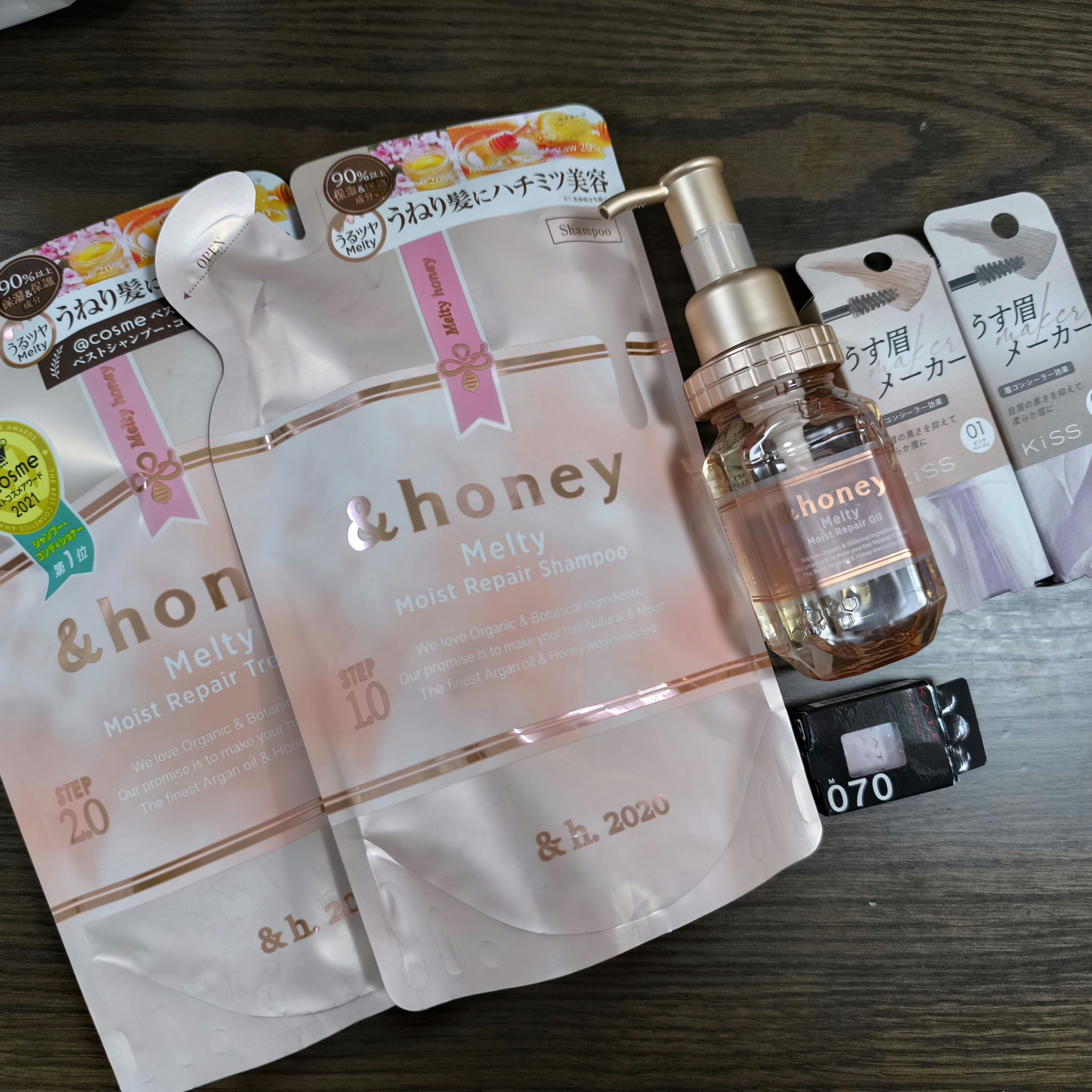&honey Melty モイストリペア シャンプー1.0／モイストリペア ヘアトリートメント2.0/&honey/市販シャンプーを使ったクチコミ（1枚目）