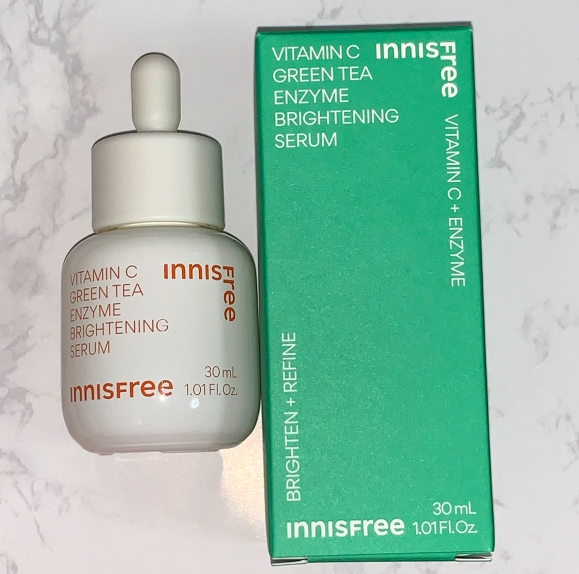 ビタC　グリーンティーエンザイム　ブライト　セラム 30mL/innisfree/美容液を使ったクチコミ（2枚目）