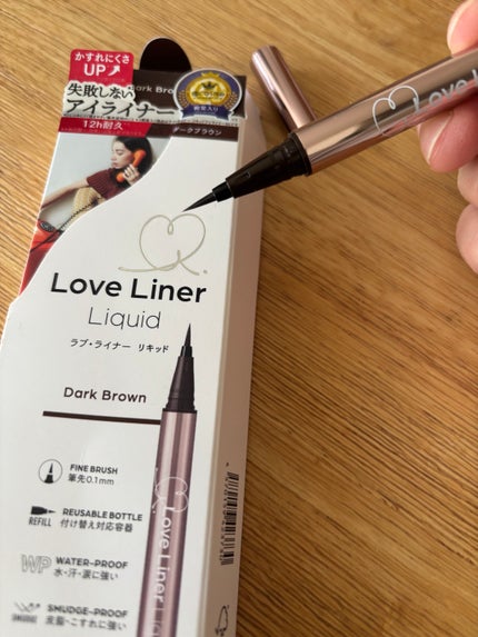 リキッドアイライナーR5/ラブ・ライナー/リキッドアイライナーを使ったクチコミ(1枚目)