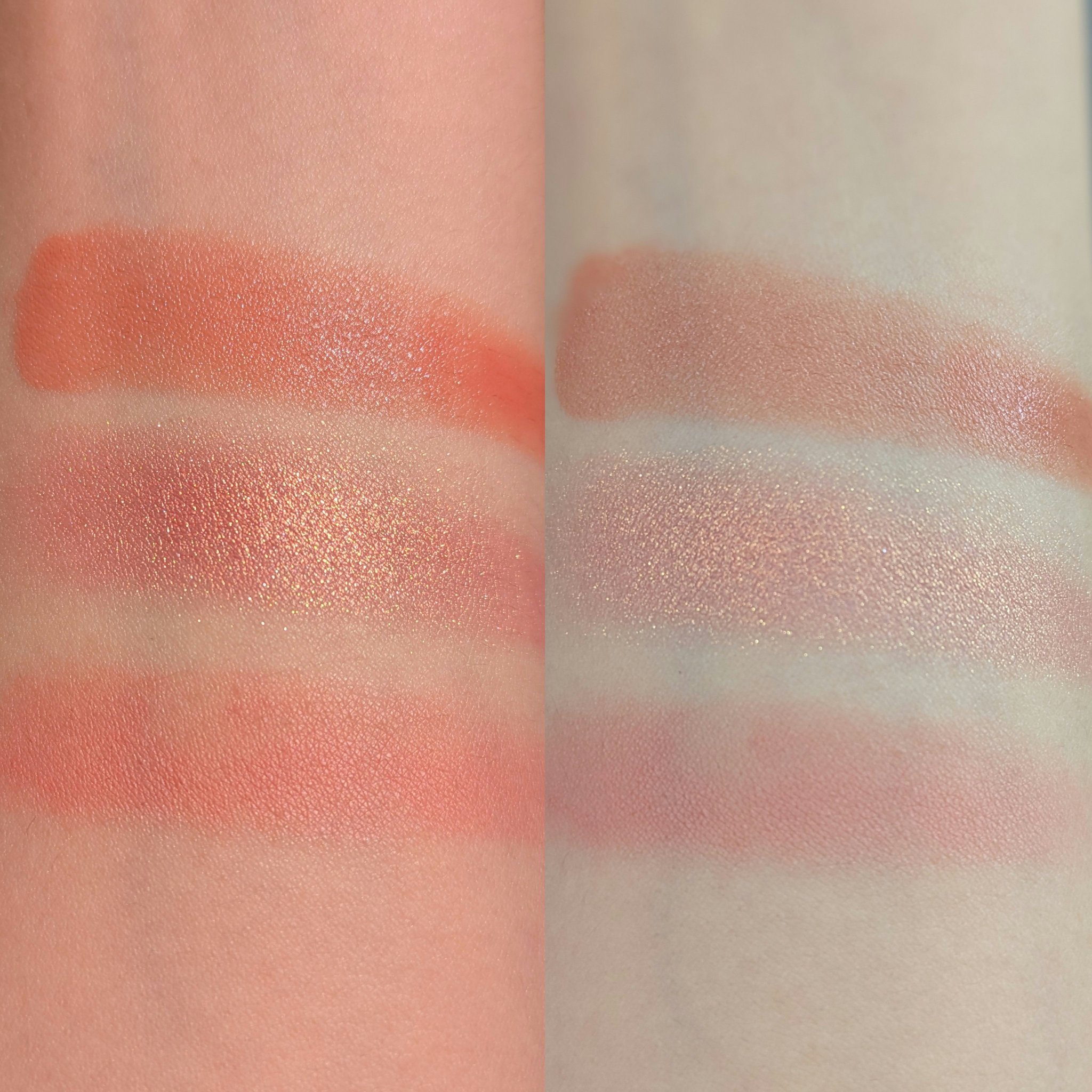 Cheek Thrills Multi-Finish Face Trio/Morphe/ジェル・クリームチークを使ったクチコミ（3枚目）