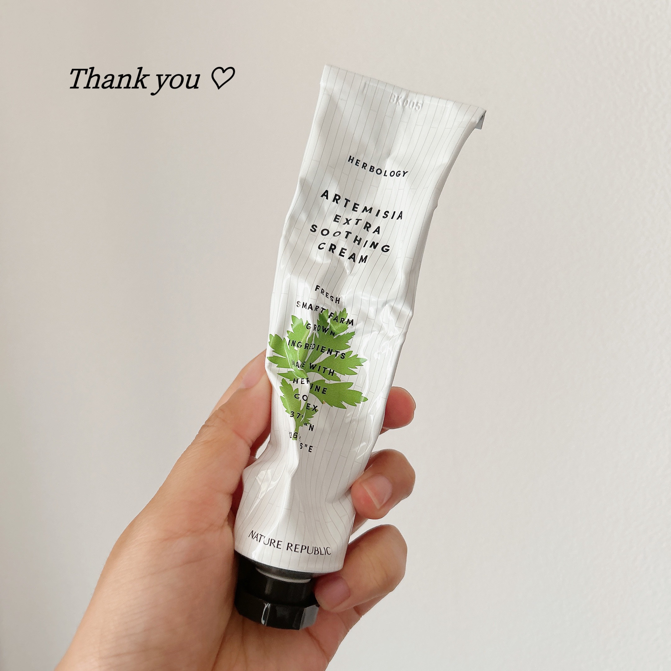 ハーブオロジーアルテミシアスージングクリーム/ネイチャーリパブリック/フェイスクリームを使ったクチコミ（1枚目）