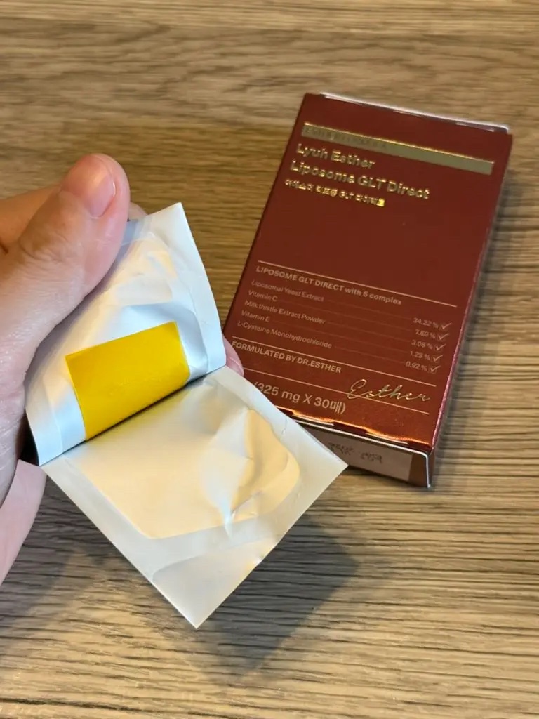 ヨエスターグルタチオンダイレクト５X/ESTHER FORMULA/美容サプリメントを使ったクチコミ（3枚目）