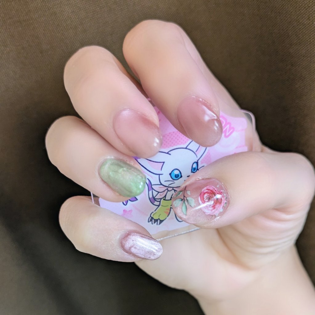 5ミクロンマグネット/ネイル工房/ジェルネイルを使ったクチコミ（2枚目）