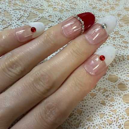 ジェルネイル(ライト対応)/セリア/ジェルネイルを使ったクチコミ(4枚目)