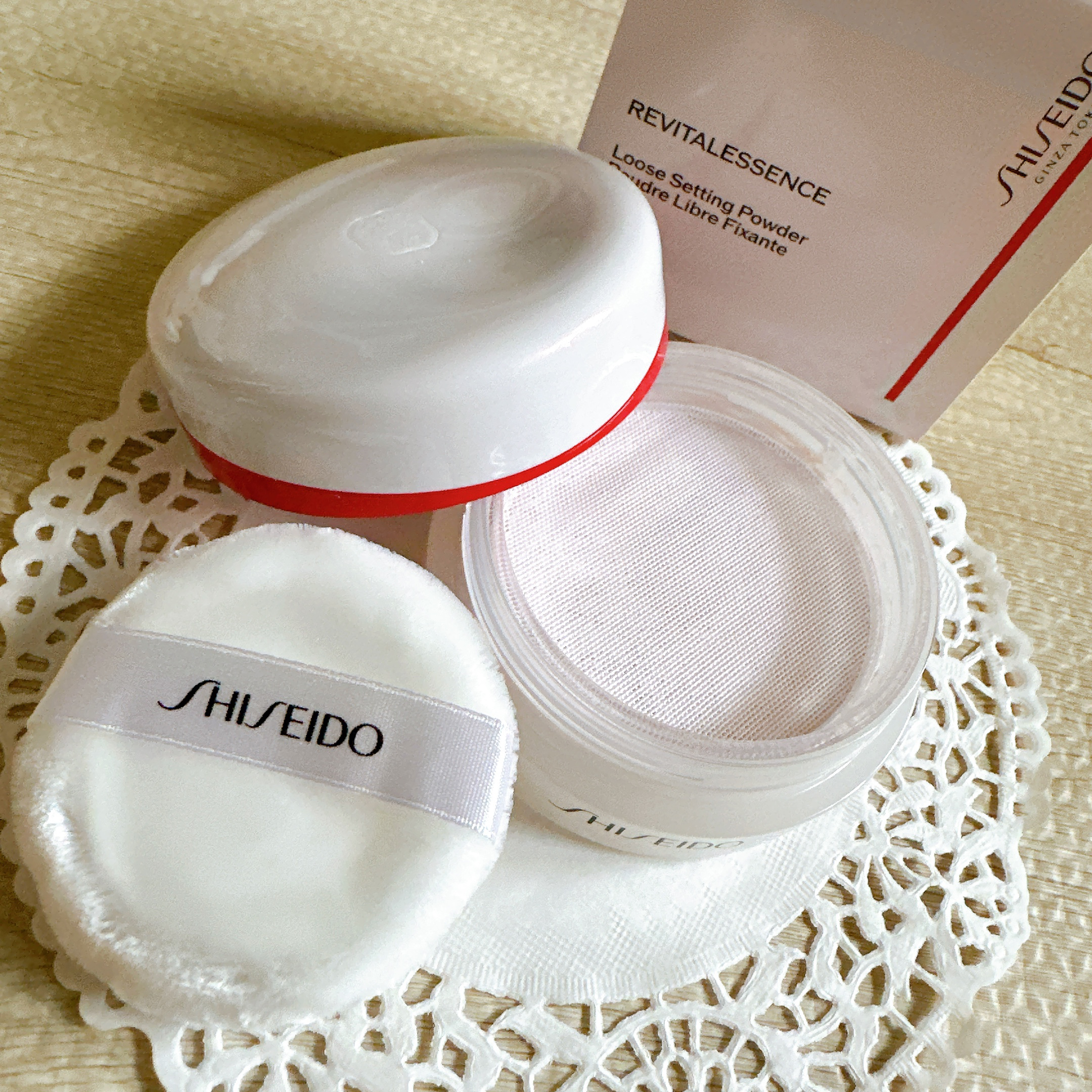 SHISEIDO エッセンス スキンセッティング パウダー 01 Hydrating GLOW/SHISEIDO/ルースパウダーを使ったクチコミ（3枚目）