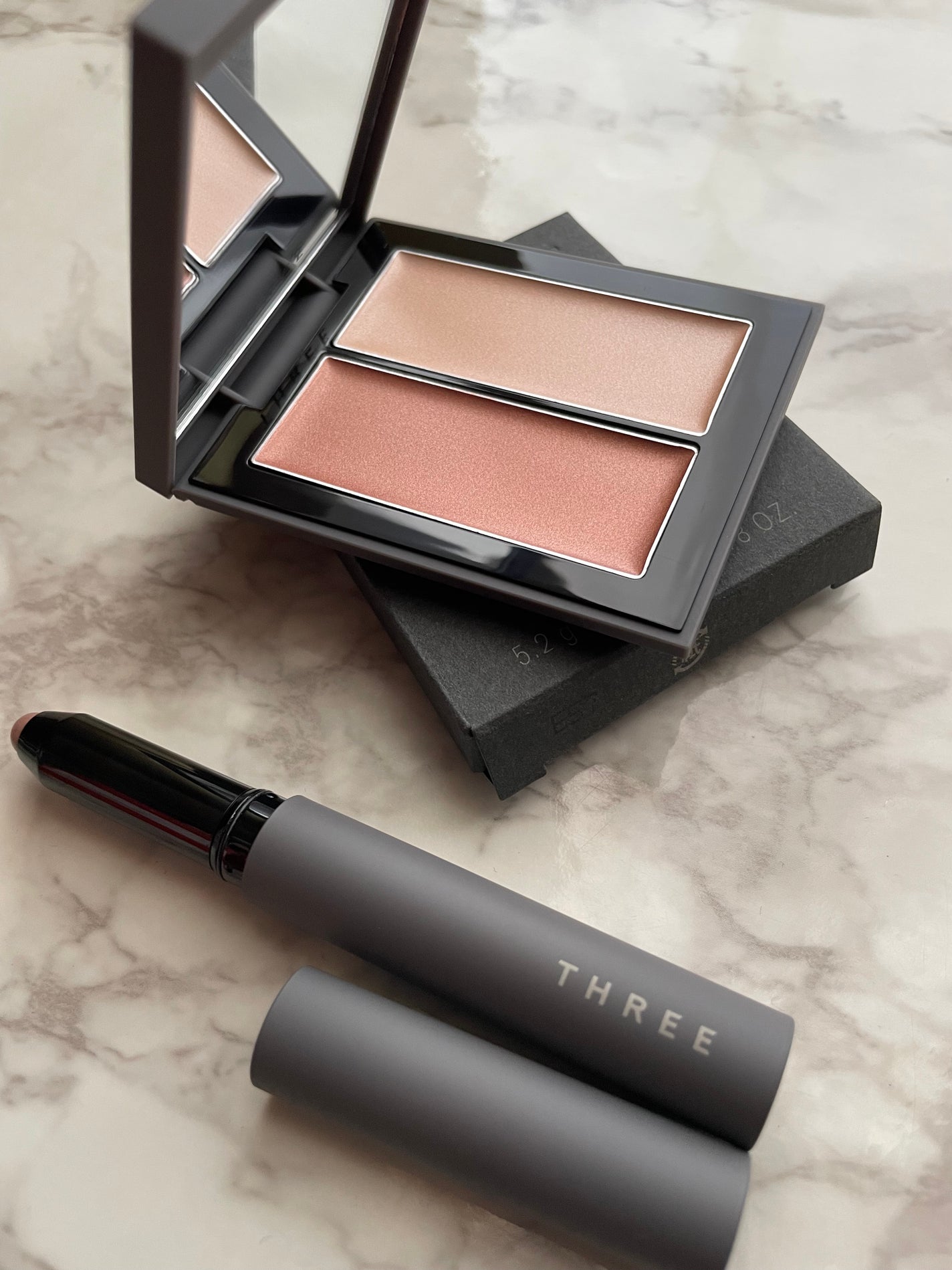 THREE シマリング グロー デュオ R/THREE/クリームハイライトを使ったクチコミ(1枚目)