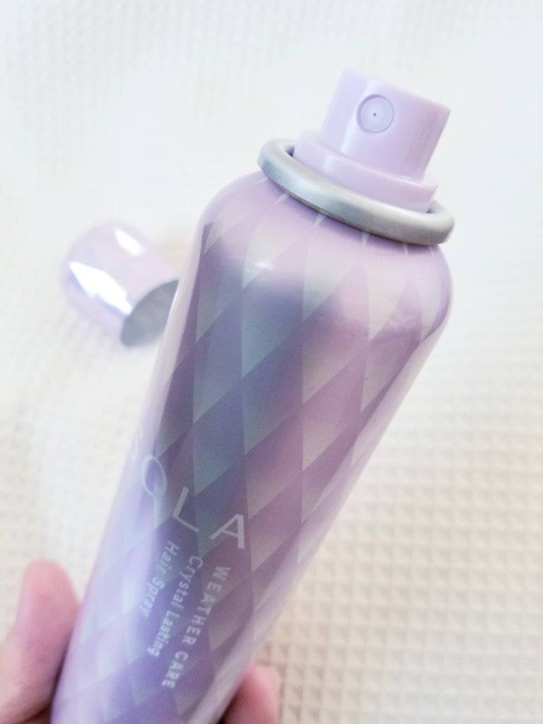 ソラ ウェザーケア クリスタルラスティング ヘアスプレー/SOLA WEATHER CARE/ヘアスプレーを使ったクチコミ（2枚目）