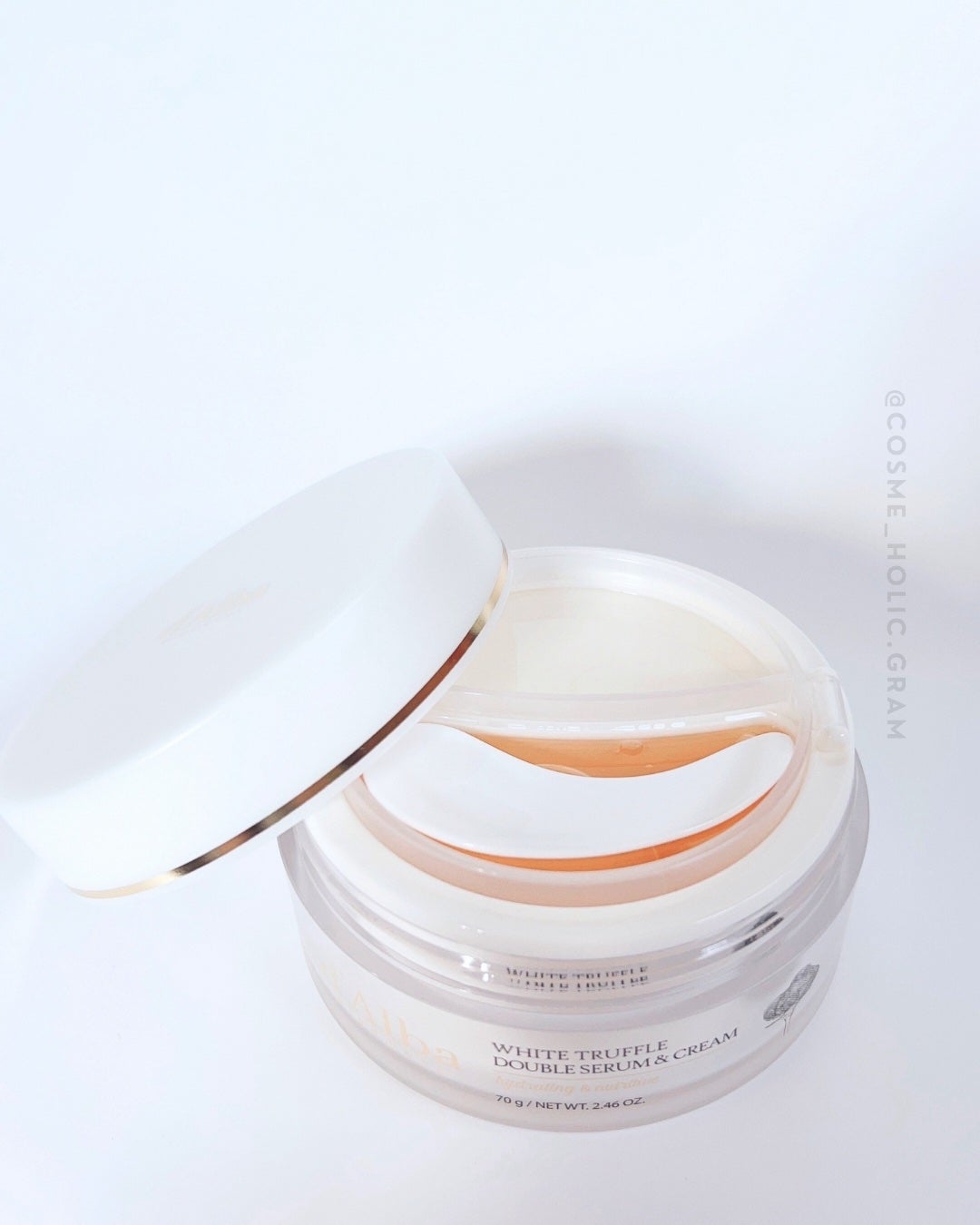 ホワイトトリュフダブルセラムアンドクリーム/ダルバ/フェイスクリームを使ったクチコミ(5枚目)