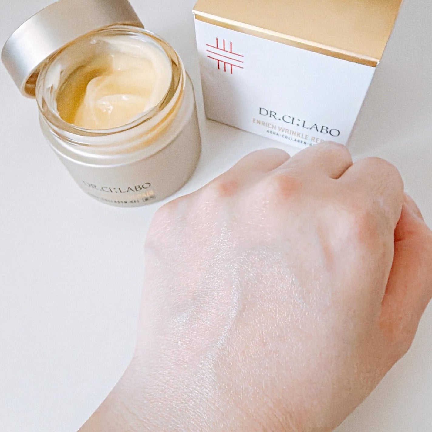 薬用アクアコラーゲンゲル エンリッチリンクルリペア/ドクターシーラボⓇ/フェイスクリームを使ったクチコミ(5枚目)