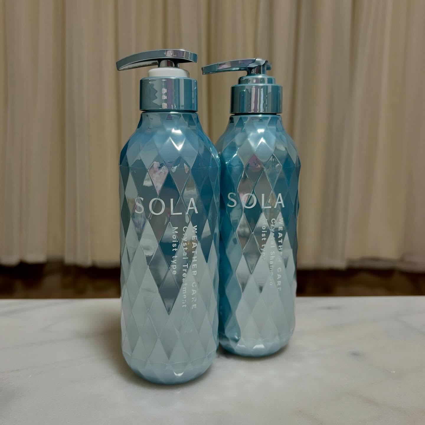 ソラ ウェザーケア クリスタル シャンプー/ヘアトリートメント モイストタイプ/SOLA WEATHER CARE/市販シャンプーを使ったクチコミ（1枚目）