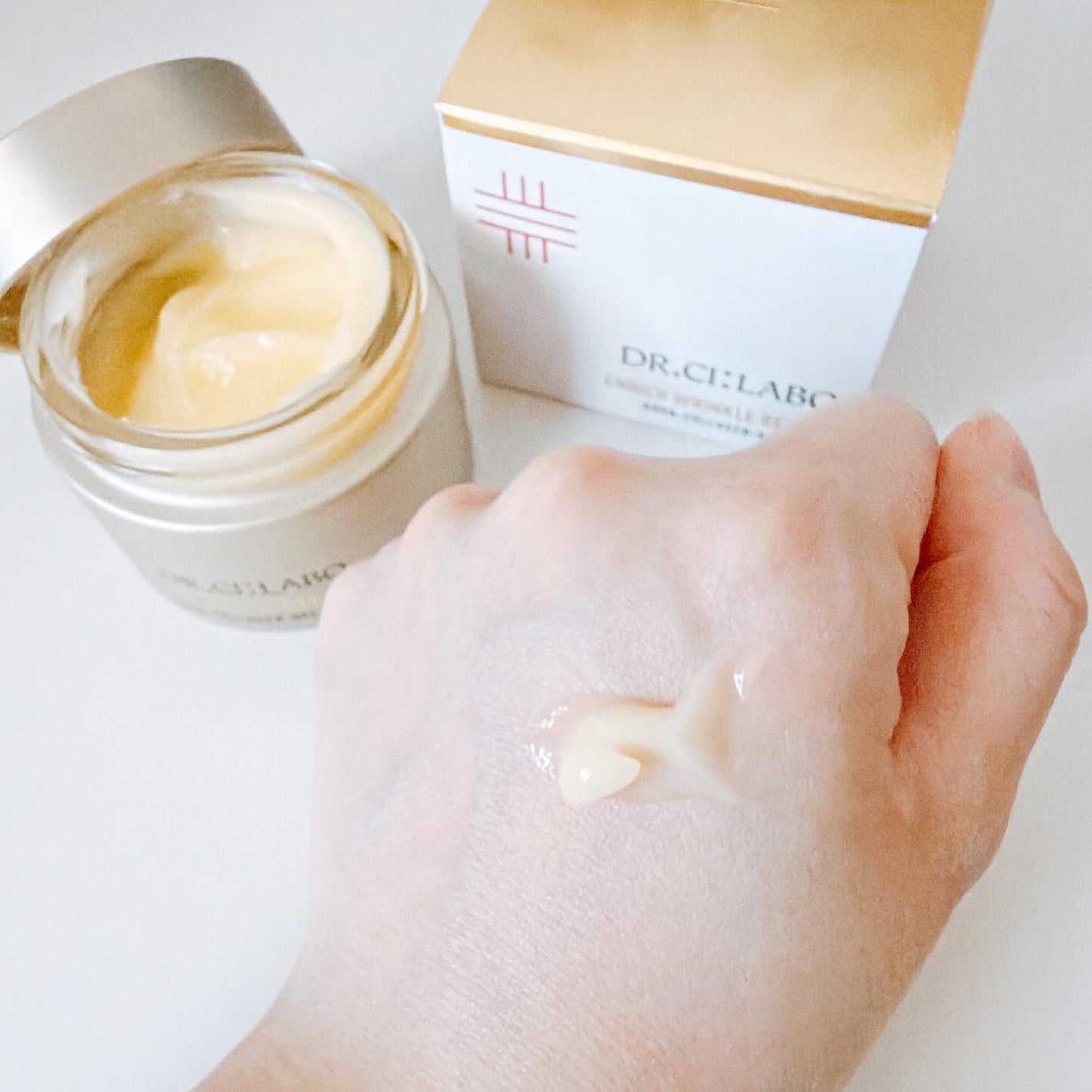 薬用アクアコラーゲンゲル エンリッチリンクルリペア/ドクターシーラボⓇ/フェイスクリームを使ったクチコミ(3枚目)