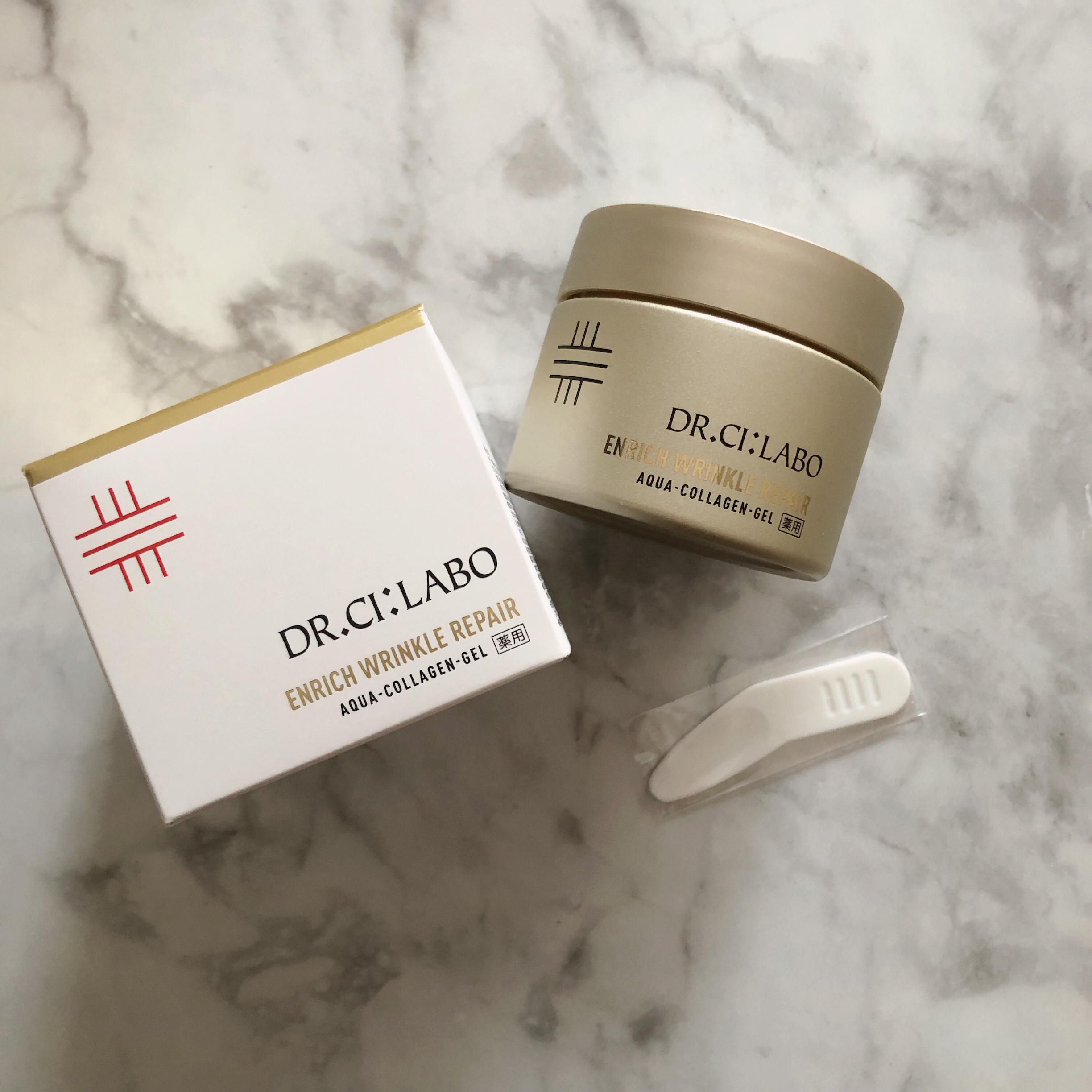 薬用アクアコラーゲンゲル エンリッチリンクルリペア/ドクターシーラボⓇ/フェイスクリームを使ったクチコミ（1枚目）