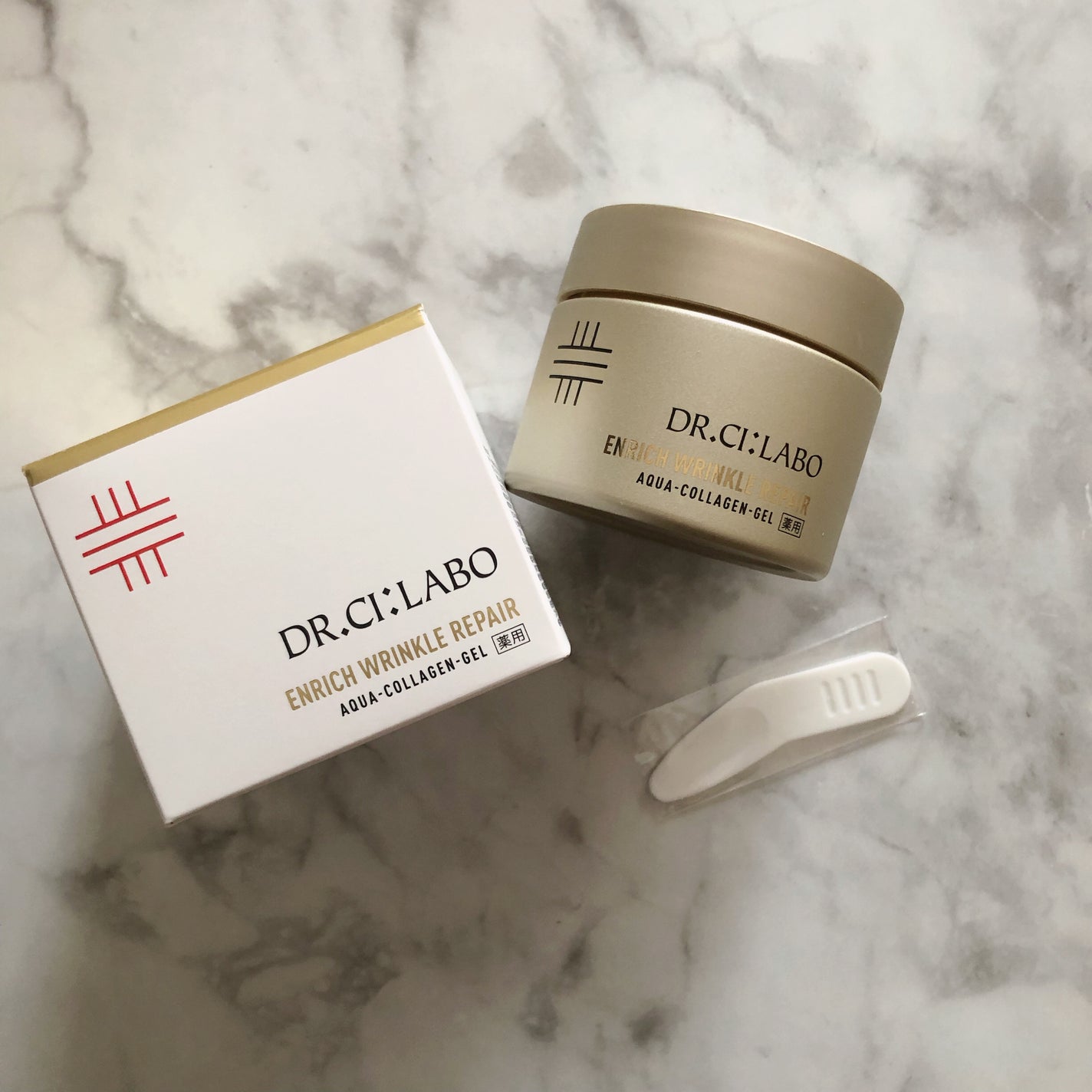 薬用アクアコラーゲンゲル エンリッチリンクルリペア/ドクターシーラボⓇ/フェイスクリームを使ったクチコミ(1枚目)