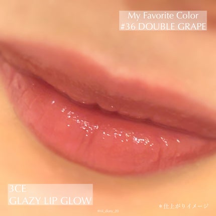 3CE グレイジーリップグロウ/3CE/リップグロスを使ったクチコミ(5枚目)