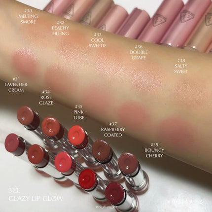 3CE グレイジーリップグロウ/3CE/リップグロスを使ったクチコミ(4枚目)