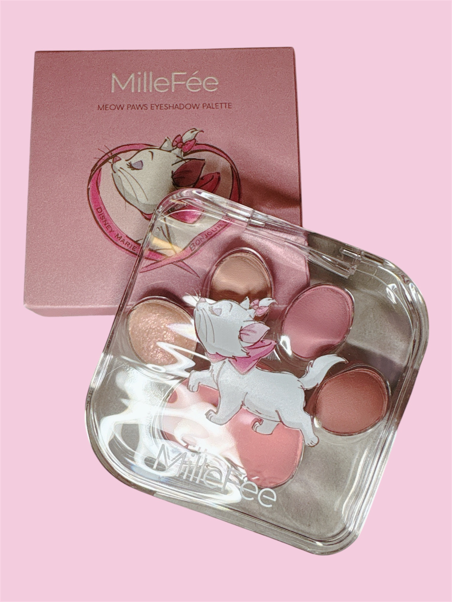 ミャオパウズアイシャドウパレット/MilleFée/アイシャドウパレットを使ったクチコミ（2枚目）