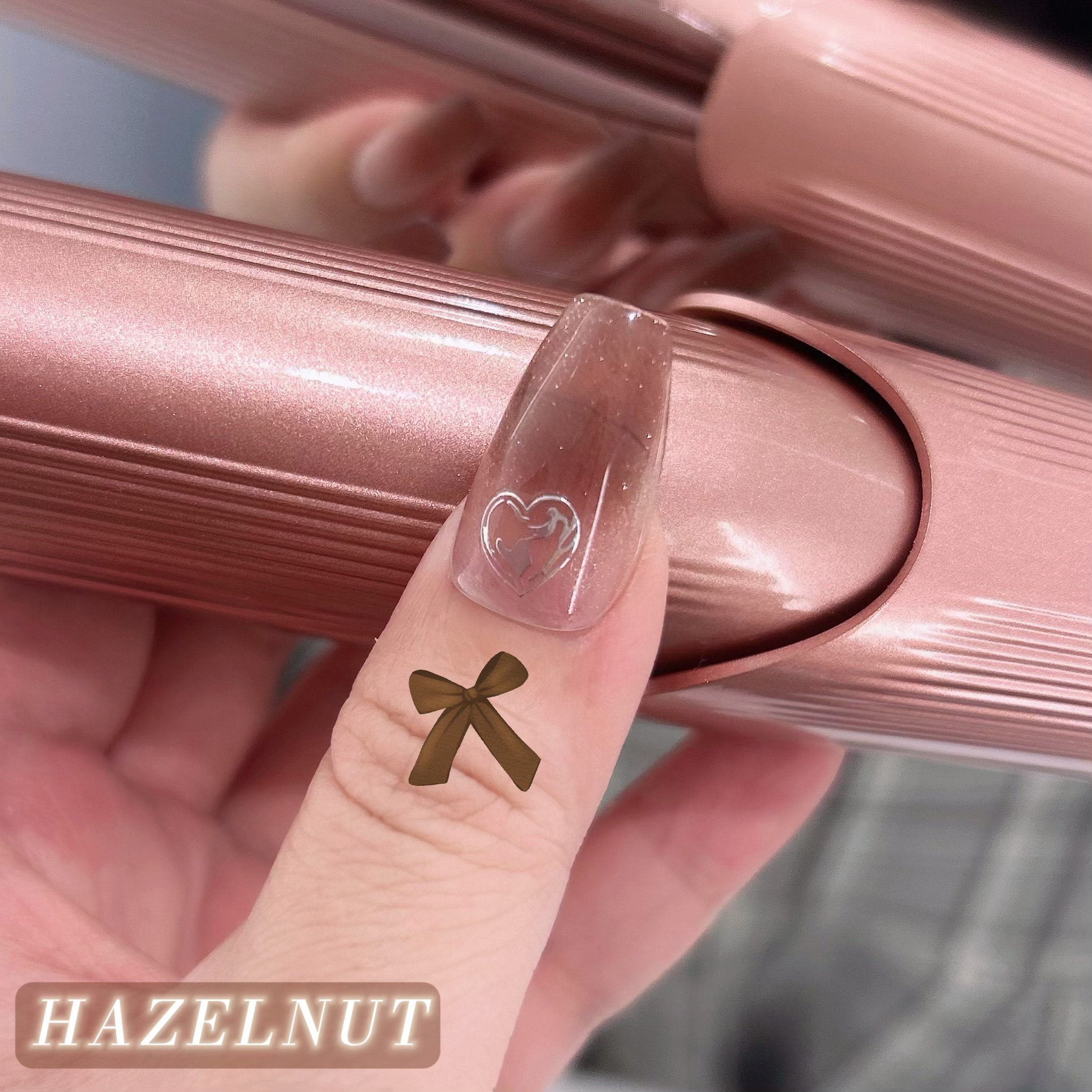 ネイルチップ(シールタイプ) Hazelnut/FINGER SUIT/ネイルチップ・パーツを使ったクチコミ（2枚目）