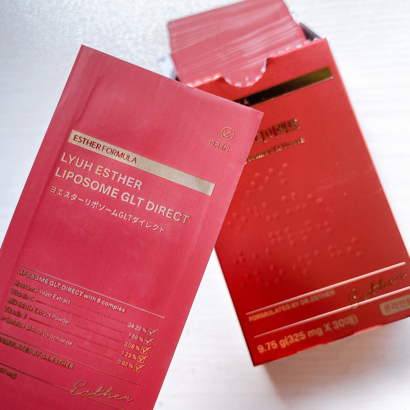 ヨエスターGLTダイレクトウルトラX/ESTHER FORMULA/美容サプリメントを使ったクチコミ(2枚目)