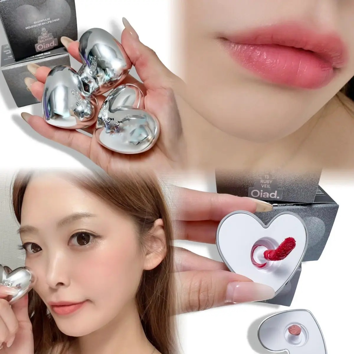 シルバーパース ムースクリーム リップ＆チーク/oiad/ジェル・クリームチークを使ったクチコミ（3枚目）