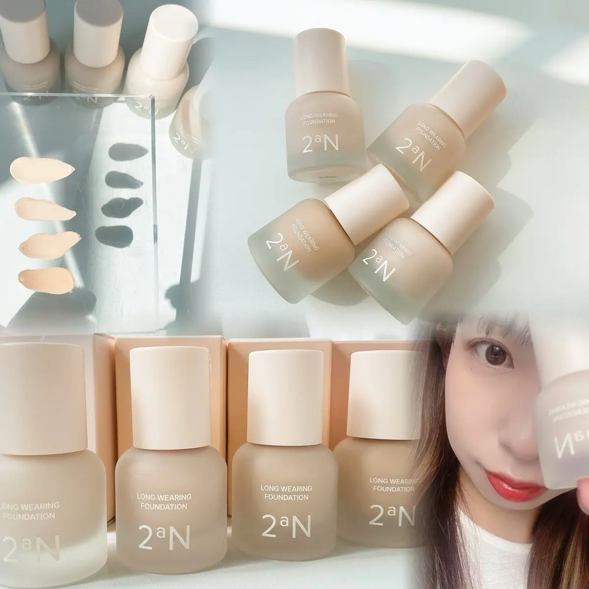 ロングウェアリング ファンデーション ミニ/2aN/リキッドファンデーションを使ったクチコミ（3枚目）
