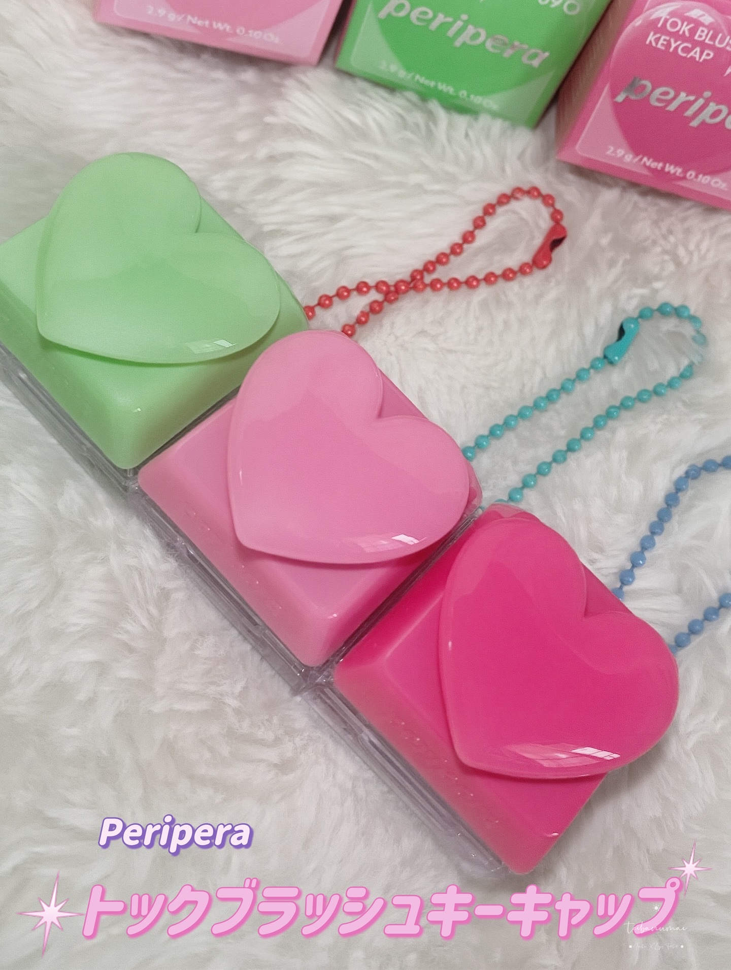 ペリペラ トック ブラッシュ キーキャップ/PERIPERA/パウダーチークを使ったクチコミ（2枚目）