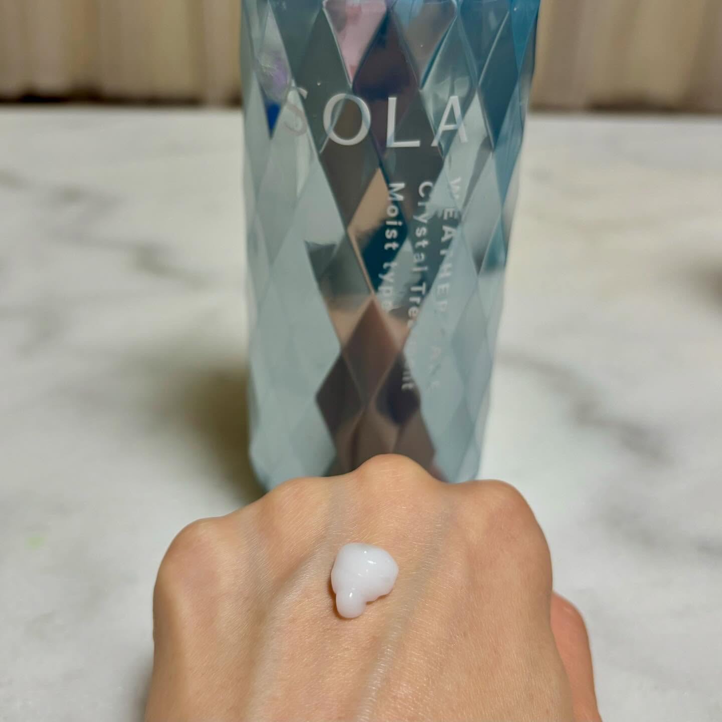 ソラ ウェザーケア クリスタル シャンプー/ヘアトリートメント モイストタイプ/SOLA WEATHER CARE/市販シャンプーを使ったクチコミ（3枚目）
