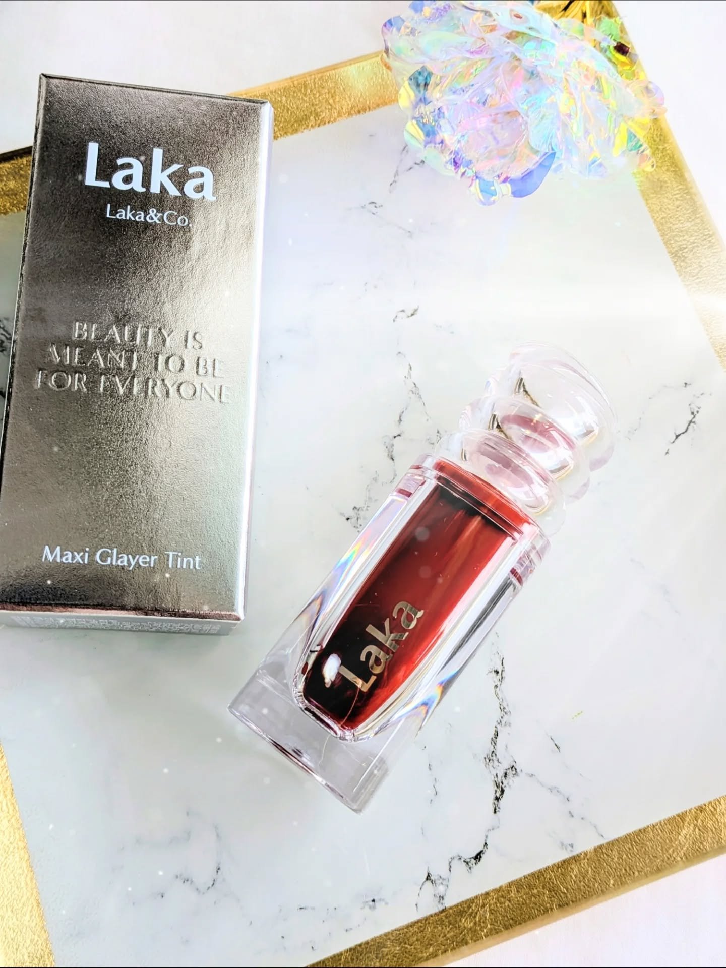 ラカ　マキシグレイヤーティント/Laka/リップティントを使ったクチコミ（1枚目）