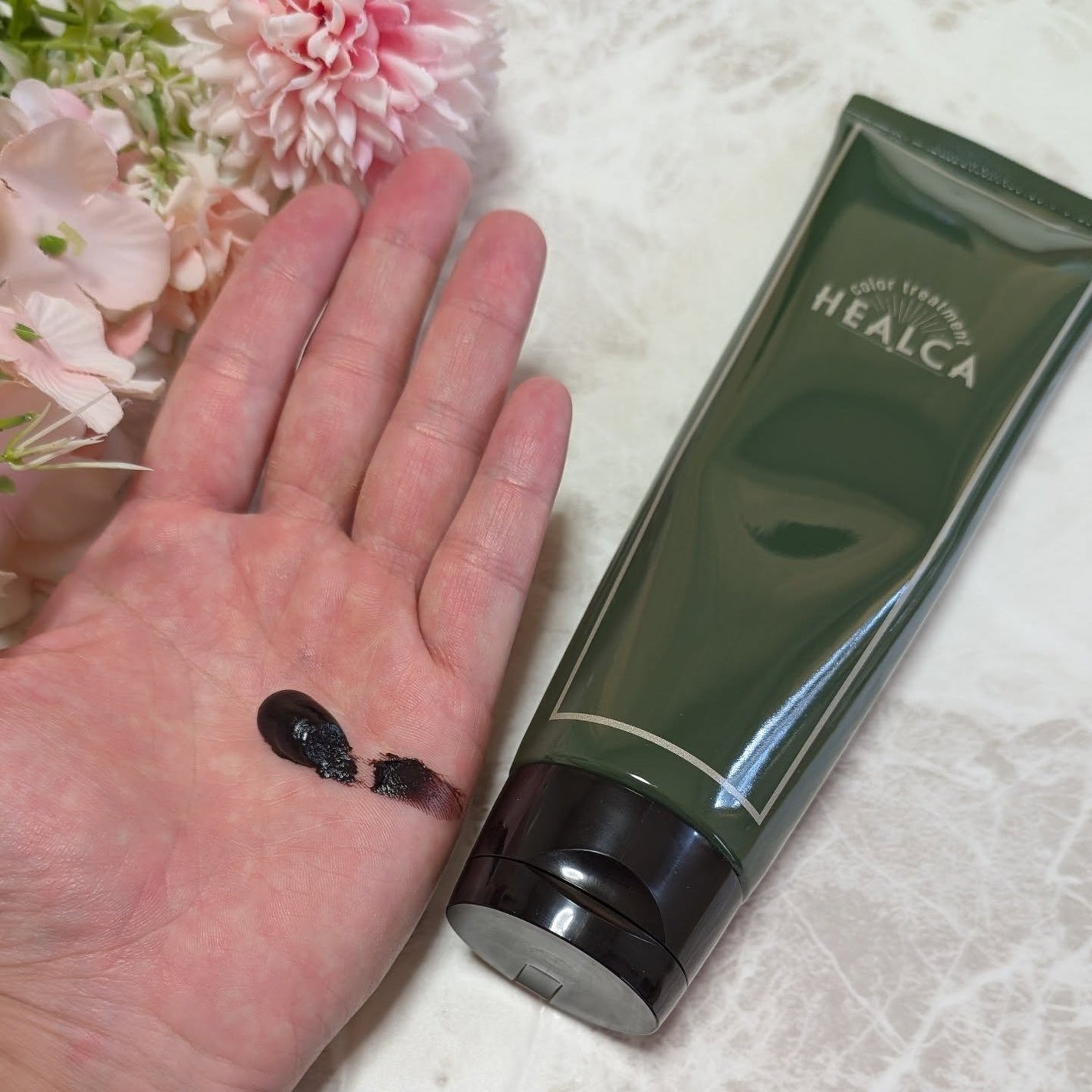 HEALCAカラートリートメント moist/HEALCA/ヘアカラーを使ったクチコミ(5枚目)