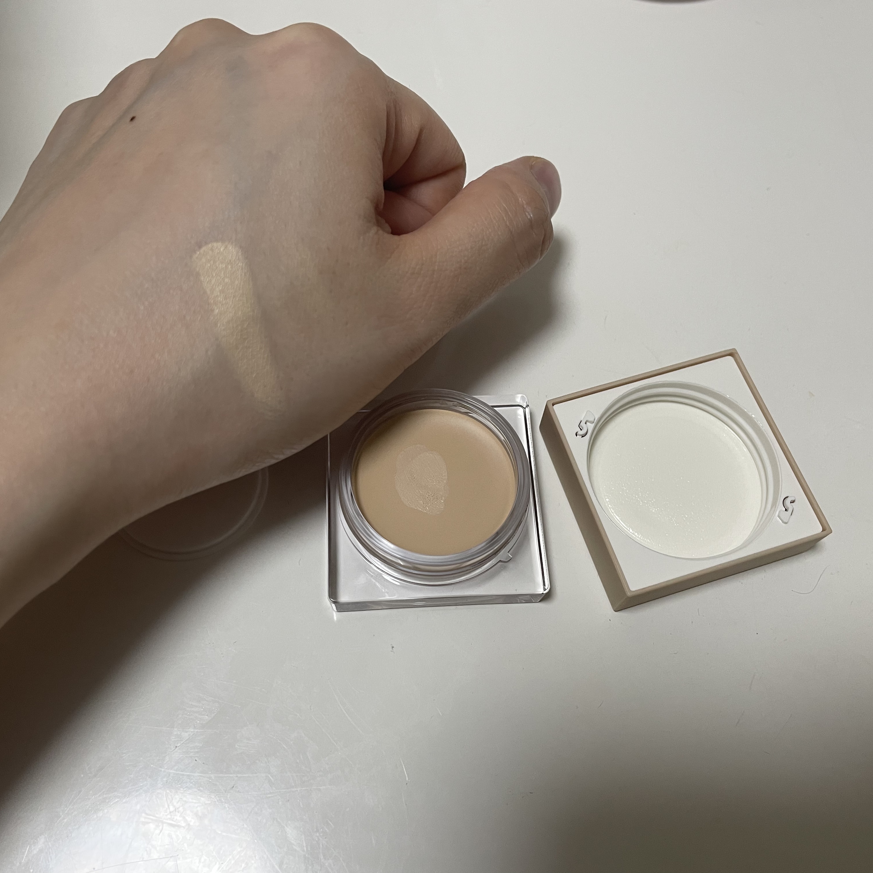 コンシールポット アイボリー/LUNA/クリームコンシーラーを使ったクチコミ（1枚目）