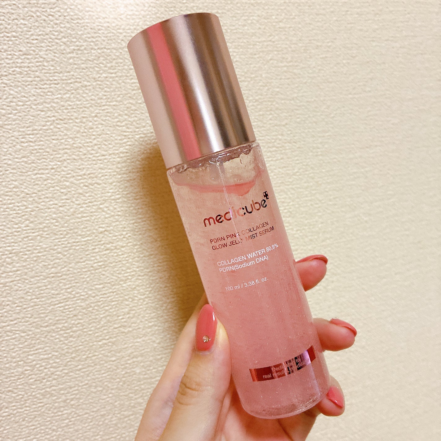 PDRNピンクゼリーセラムミスト/MEDICUBE/美容液を使ったクチコミ(2枚目)