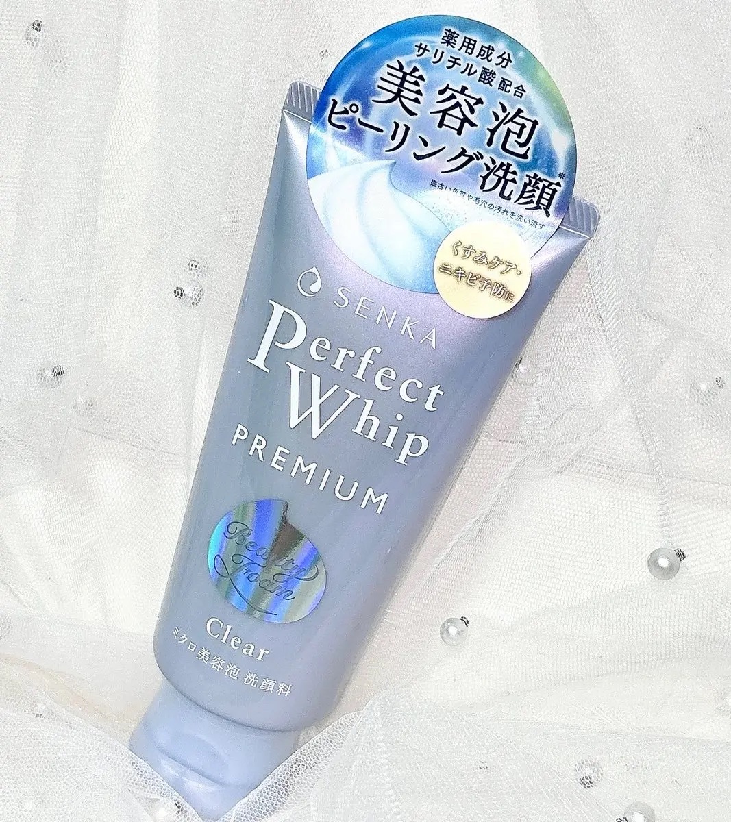 センカ　プレミアムパーフェクトホイップクリア　（医薬部外品）/SENKA（専科）/洗顔フォームを使ったクチコミ（1枚目）
