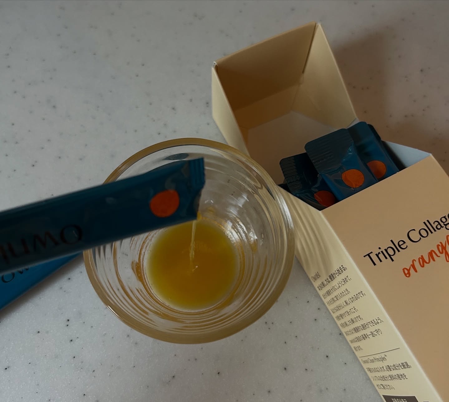 トリプルコラーゲン オレンジ/Ownist/美容サプリメントを使ったクチコミ（3枚目）