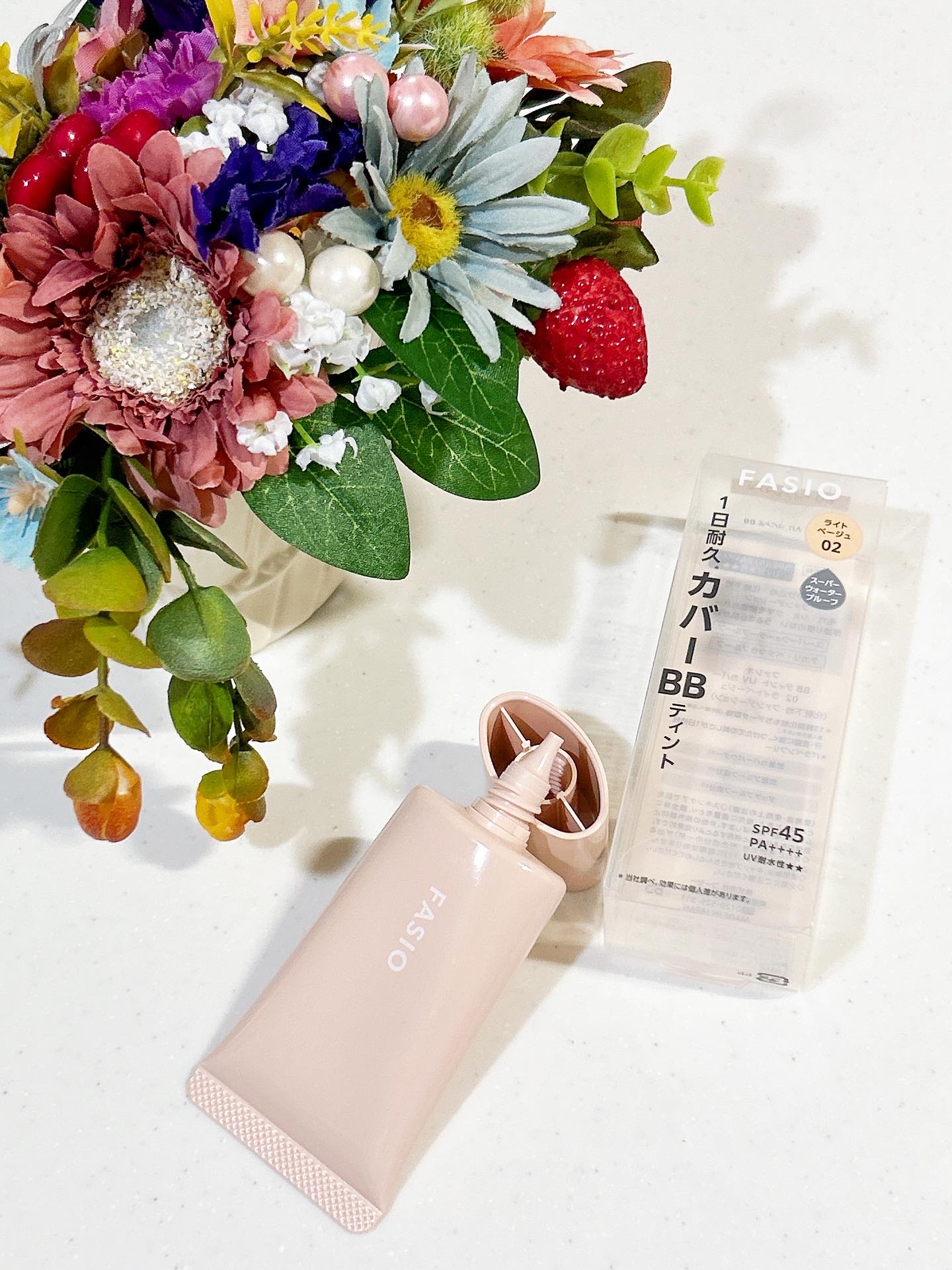 BB ティント UV カバー/FASIO/BBクリームを使ったクチコミ（2枚目）