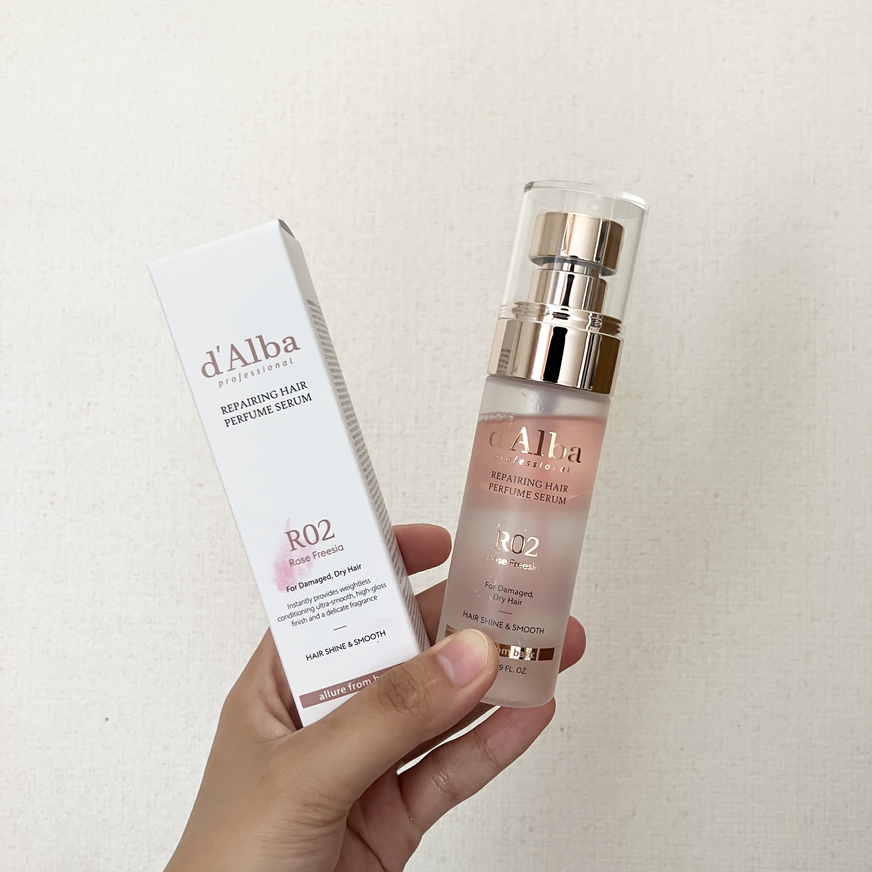 プロフェッショナルリペアリングヘアパヒュームセラム 50ml/ダルバ/ヘアミストを使ったクチコミ（1枚目）