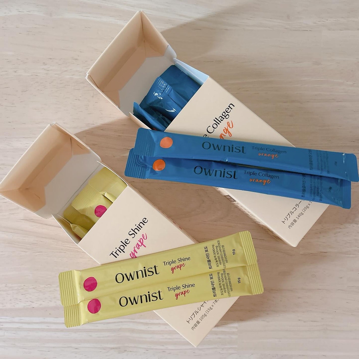 トリプルコラーゲン オレンジ/Ownist/美容サプリメントを使ったクチコミ(2枚目)