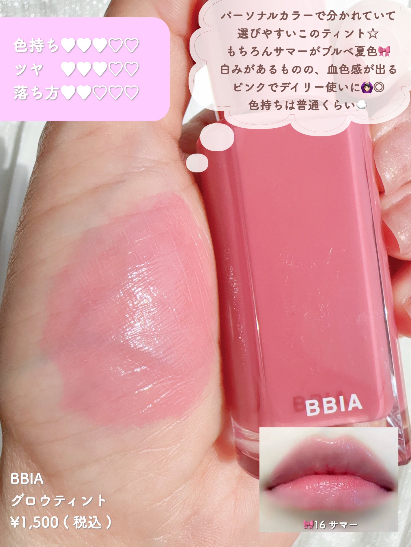 リップポーション シュガーグレーズティント/alternativestereo/リップティントを使ったクチコミ(7枚目)